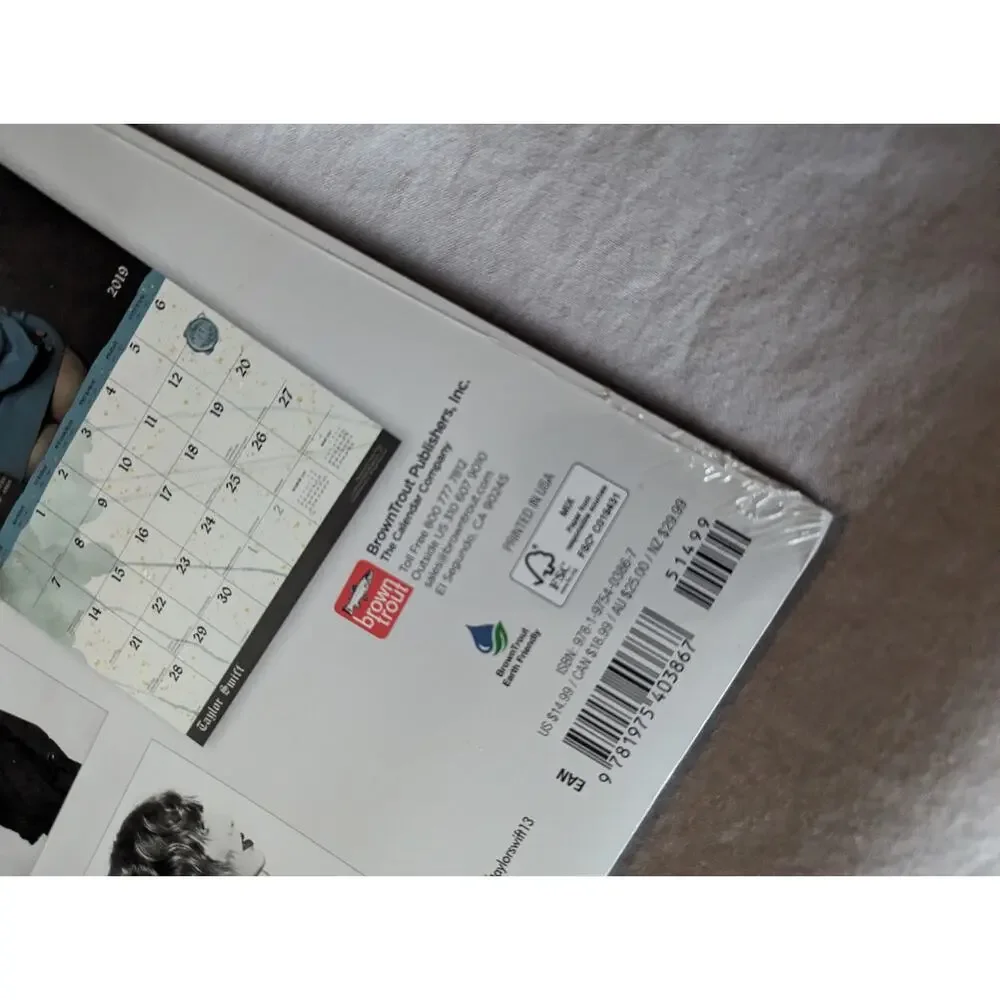 Taylor Swift Reputation Calendar 2019 Sealed Never Used